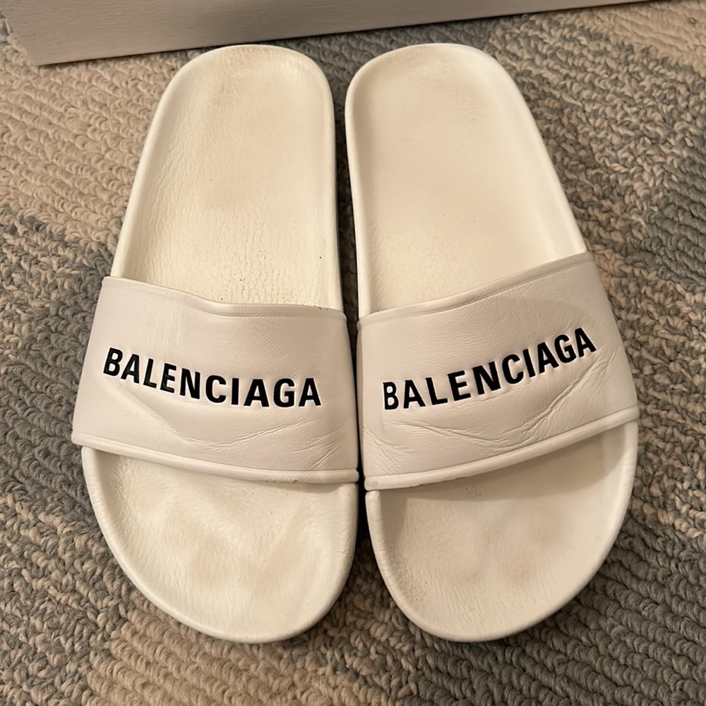 Balenciaga leather slide - Picture 2 of 3